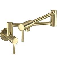 Algopix Similar Product 5 - CWM Brushed Gold Pot Filler Faucet