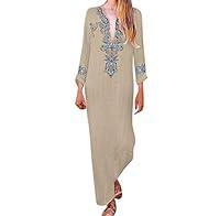 Algopix Similar Product 16 - Kaftan Dresses for Women Boho Loose
