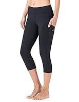 Algopix Similar Product 1 - NAVISKIN Womens Yoga Running Capri