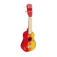 Algopix Similar Product 7 - Hape Kids Wooden Toy Ukulele in Red