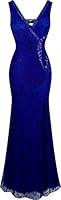 Algopix Similar Product 7 - Angelfashions Womens V Neck Lace