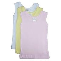 Algopix Similar Product 18 - Bambini Girls Pastel Tank Top 3 Pack