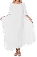 Algopix Similar Product 5 - LA LEELA Womens Beach Kaftan Dress