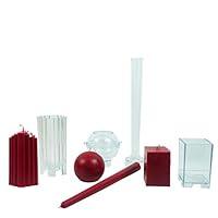 Algopix Similar Product 2 - MILIVIXAY 4pcs Plastic Candle Molds for