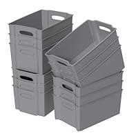 Algopix Similar Product 2 - Begale 12Pack Plastic Storage Bins