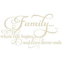 Algopix Similar Product 10 - Family Where Life Begins and Love Never