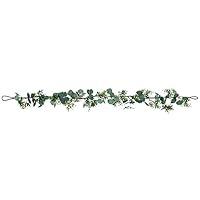 Algopix Similar Product 3 - Deluxe Green Eucalyptus Floral Garland