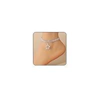 Algopix Similar Product 4 - Diamond Anklets for Women Silver Ankle