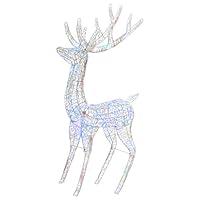 Algopix Similar Product 4 - vidaXL XXL Acrylic Christmas Reindeer 