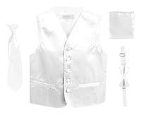 Algopix Similar Product 1 - Gioberti Boys 4pc Satin Formal Vest