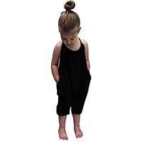 Algopix Similar Product 9 - Toddler Girls Tie Dye Harem Jumpsuits