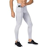 Algopix Similar Product 13 - SPVISE Mens White Compression Pants