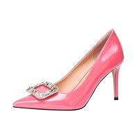 Algopix Similar Product 1 - Elegant Light Pink Rhinestone Stiletto