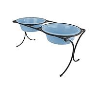 Algopix Similar Product 6 - Platinum Pets Bistro Double Diner