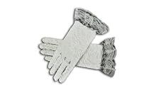 Algopix Similar Product 10 - Lace Gloves with Ruffle (White)