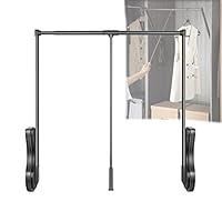 Algopix Similar Product 1 - Pull Down Closet Rod Aluminum Closet