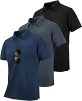 Algopix Similar Product 7 - ZITY 3 Pack Polo Shirts for Men with