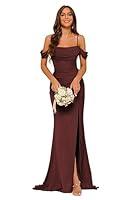 Algopix Similar Product 10 - Clothfun Cowl Neck Bridesmaid Dresses