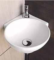 Algopix Similar Product 1 - Small Corner Wall Mount Bathroom Sink