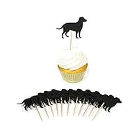 Algopix Similar Product 7 - Labrador Retriever Cupcake Toppers 