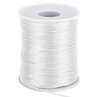 Algopix Similar Product 16 - Nylon Cord White Bracelet String 15 mm