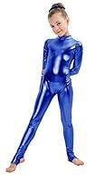 Algopix Similar Product 17 - Kepblom Girls Shiny Metallic Mock Neck
