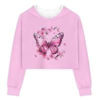 Algopix Similar Product 10 - Viewamoon Pink Butterfly Shirts For