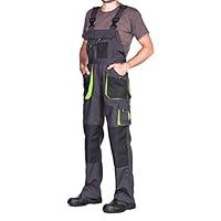 Algopix Similar Product 8 - Mazalat Mens Bib And Brace Overalls