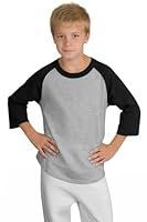 Algopix Similar Product 1 - SPORTTEK Youth 34 Raglan Sleeves