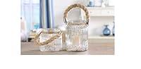 Algopix Similar Product 19 - Giftcraft Rope Candle Holder 2 Set