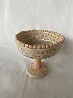 Algopix Similar Product 8 - Garden Flower ceramics high stand bowl