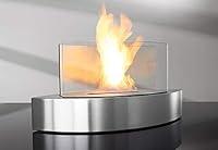 Algopix Similar Product 2 - Sharper Image Tabletop Fireplace - Black