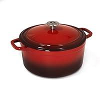 Algopix Similar Product 11 - Guro Enameled Cast Iron Round Dutch