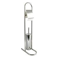 Algopix Similar Product 10 - MSV Stainless Steel Toilet Set, Silver