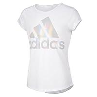 Algopix Similar Product 5 - adidas Girls Big Short Sleeve Scoop