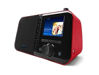 Ocean Digital WR-23F Portable FM Internet Radio 2.4” Color LCD Built-in  Battery Wi-Fi Bluetooth (Black)
