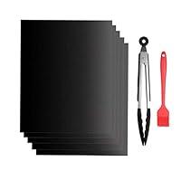 Algopix Similar Product 13 - GOFRIEND BBQ Grill Mat Set of 5