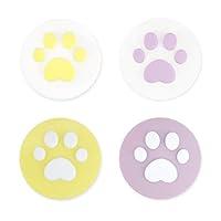 Algopix Similar Product 5 - GeekShare 4PCS Silicone Cat Paw JoyCon