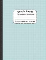 Algopix Similar Product 9 - Graph Paper Composition Notebook  4x4