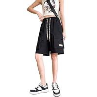 Algopix Similar Product 11 - Xinor Cargo Shorts Women Y2K Baggy Knee