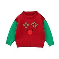 Algopix Similar Product 16 - FYBITBO Baby Christmas Sweater Boy Girl