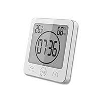 Algopix Similar Product 1 - GGIENRUI Bathroom Shower Clock Digital