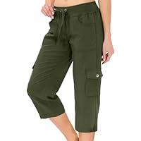 Algopix Similar Product 13 - Capri Pants for Women Hiking Cargo