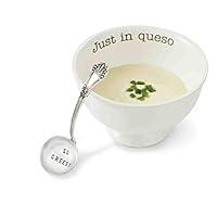 Algopix Similar Product 20 - Mud Pie Just in Queso Dip Set, White