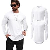 Algopix Similar Product 6 - Mancozy 2 Pack LongSleeved T Shirts