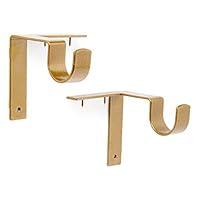 Algopix Similar Product 16 - KwikHang Single Curtain Rod Brackets 