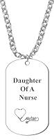 Algopix Similar Product 14 - Daughter Of A Nurse Dog Tag On A