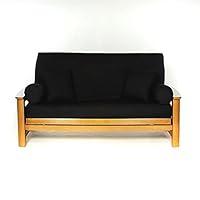 Algopix Similar Product 15 - LS Covers Black Full FUTON Cover Full