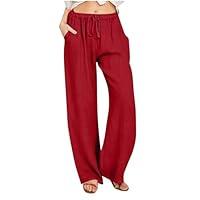 Algopix Similar Product 17 - Linen Pants Women Summer Casual