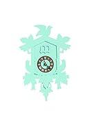 Algopix Similar Product 7 - Fundeco Small Cuckoo Clock - Aqua